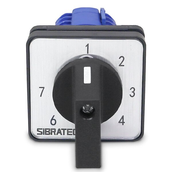 Chave Rotativa Seletora Unipolar 20a | Lw28-20 7 Posições